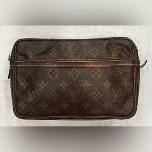 Louis Vuitton Monogram Compiegne 23 clutch bag in monogram canvas